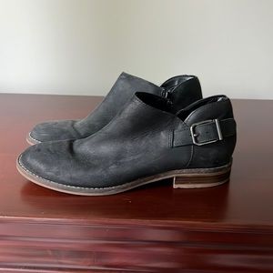 Clarks black booties